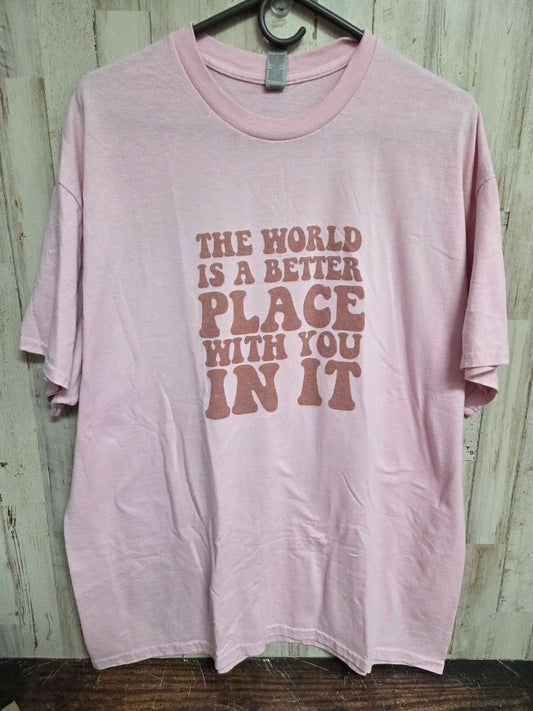 ROSE GILDAN YOU IN IT TEE, LADIES XL