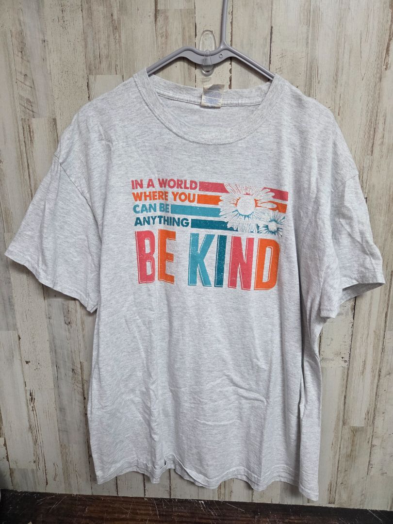 GREY PORT & COMPANY BE KIND TEE, LADIES XL