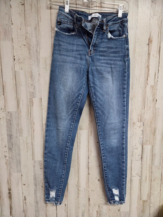 denim kancan sz 5/26 distress skinnies, LADIES S