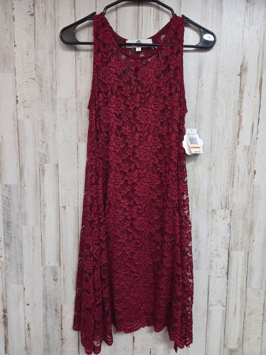 BURGUNDY WF NEW LACE DRESS, LADIES S