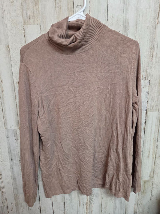 BROWN CHICOS SZ12/14 TURTLENECK, LADIES L