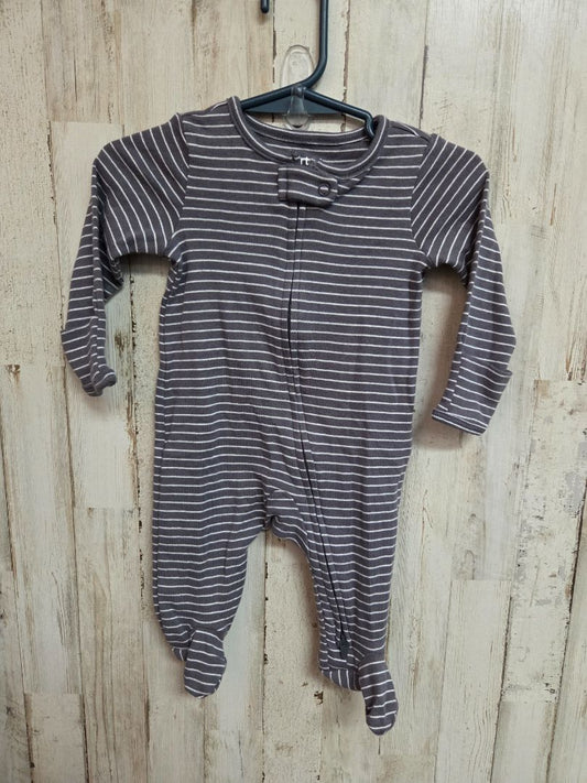 GREY CARTERS STRIPED SLEEPER, BOYS 0-3M