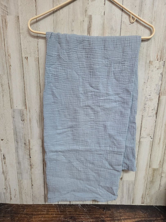 BLUE  MUSLIN BLANKET