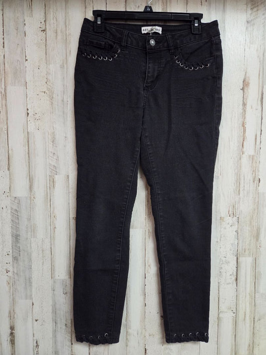 BLACK ARTISAN NY SZ6 LACED JEANS, LADIES M