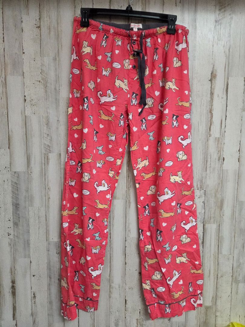 PINK INSOMNIAX DOG PJ PANTS, LADIES M