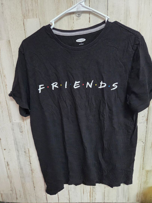 BLACK OLD NAVY FRIENDS TEE, LADIES L