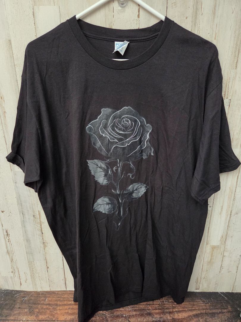 BLACK PORT & COMPANY ROSE TEE, LADIES XL