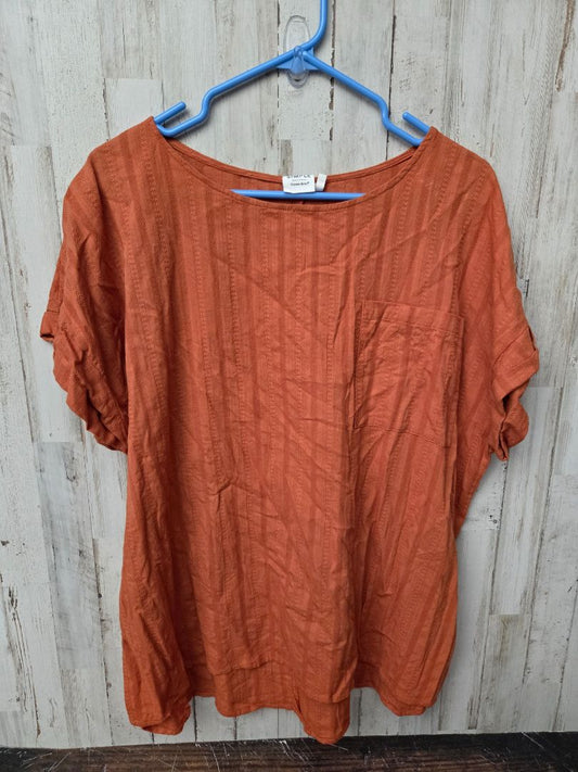ORANGE SUZANNE BETRO POCKET BLOUSE, LADIES XL