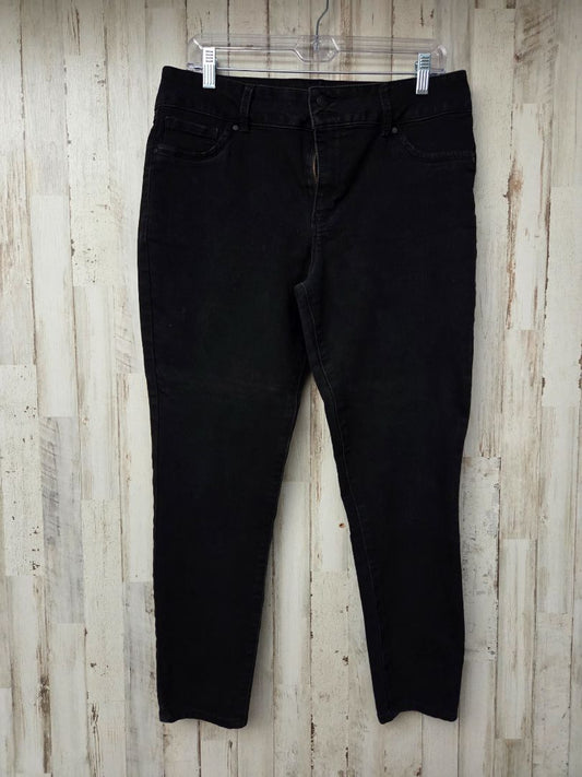BLACK D JEANS SZ14 SKINNY JEANS, LADIES XL
