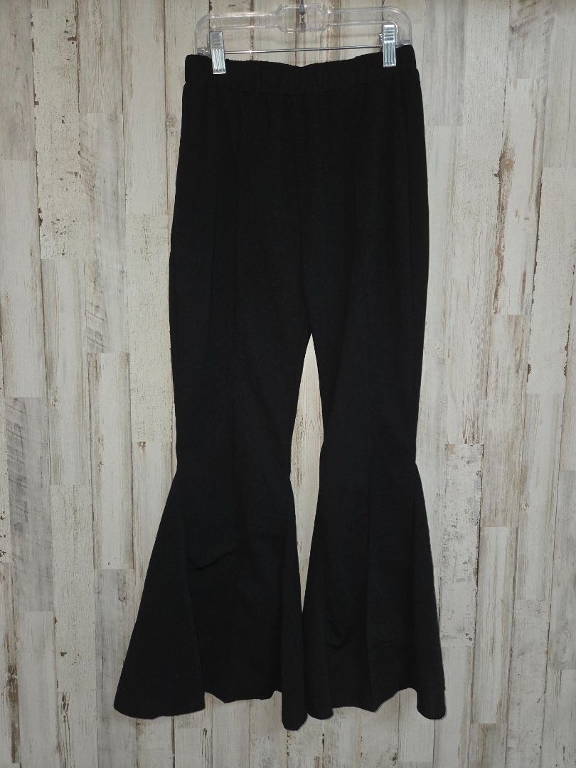 BLACK  PULL ON FLARES, GIRLS 14