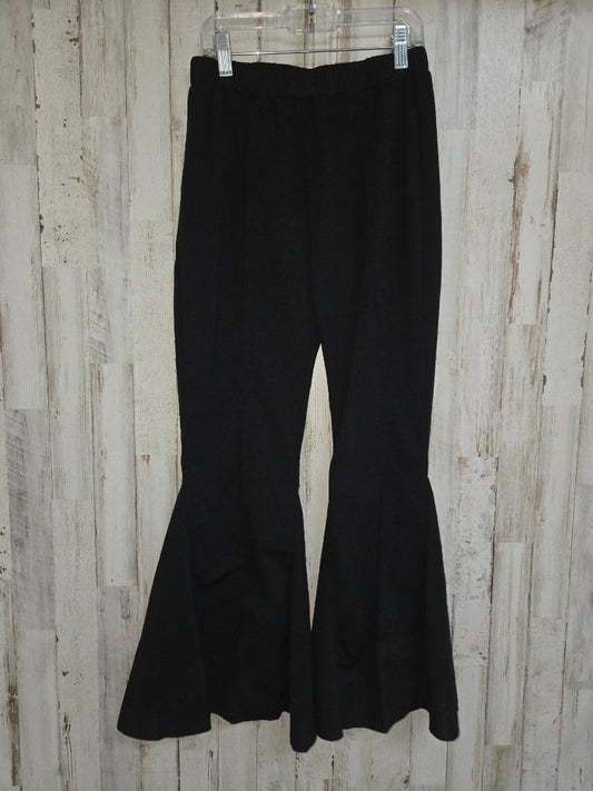 BLACK  PULL ON FLARES, GIRLS 14