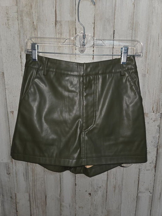 OLIVE IDEM DITTO FEAUX LEATHER SKIRT, LADIES S