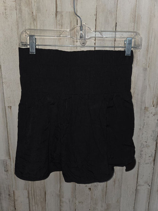 BLACK SHEIN HI WAIST SHORTS, LADIES L
