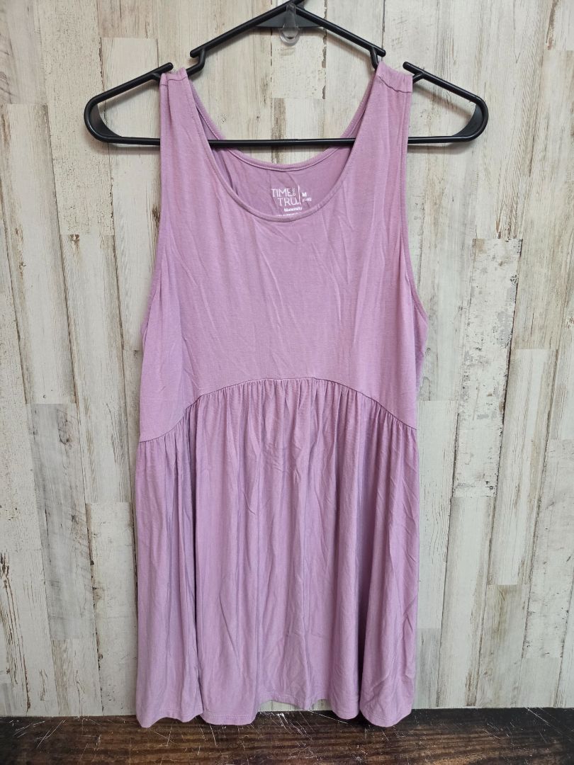 LILAC TIME & TRU MATERNITY TANK, LADIES M