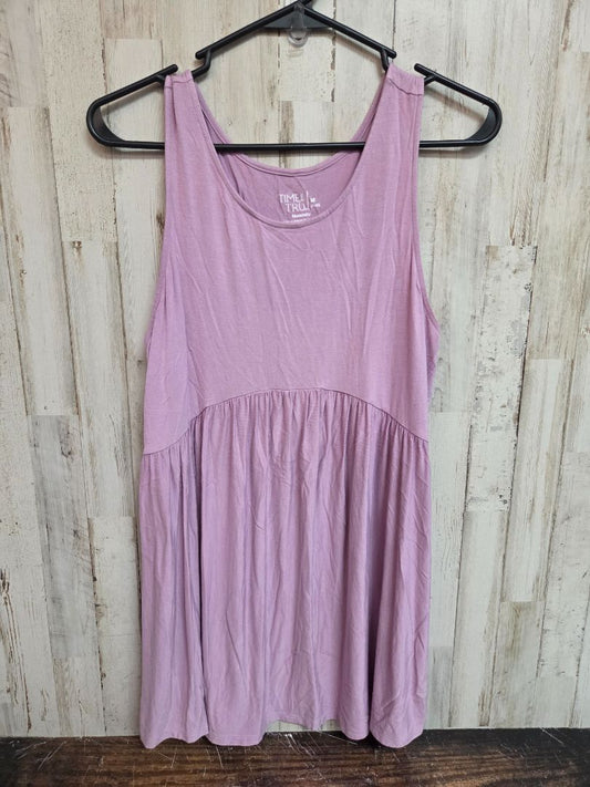 LILAC TIME & TRU MATERNITY TANK, LADIES M