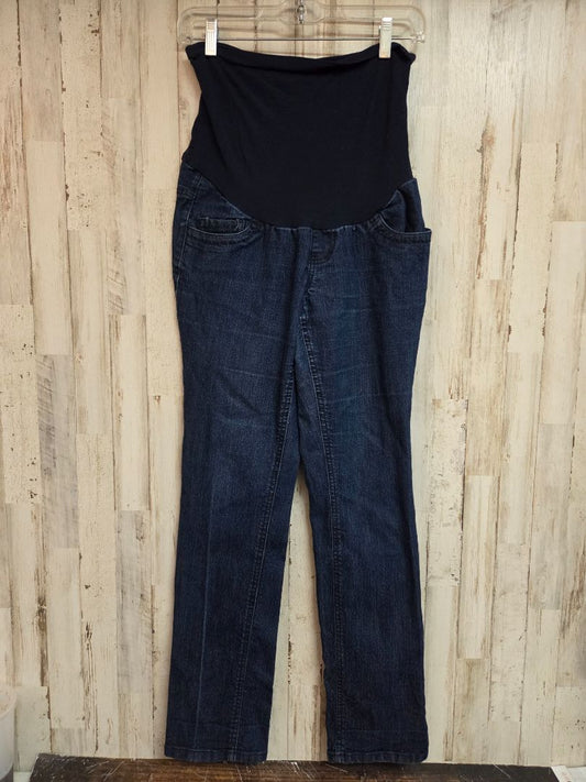 DENIM INDIGO BLUE MATERNITY JEANS, LADIES M