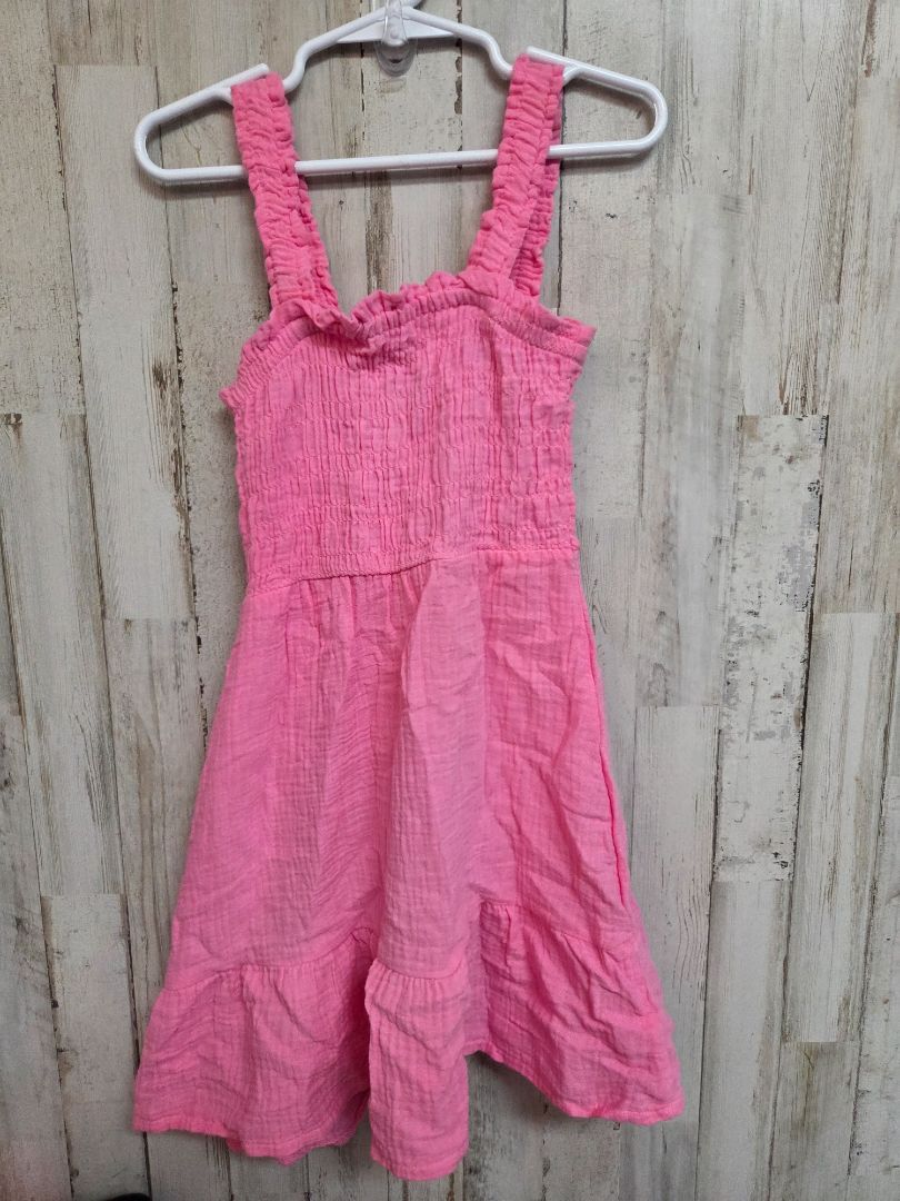 PINK EXTREMELY ME GAUZE TANK DRESS, GIRLS 4