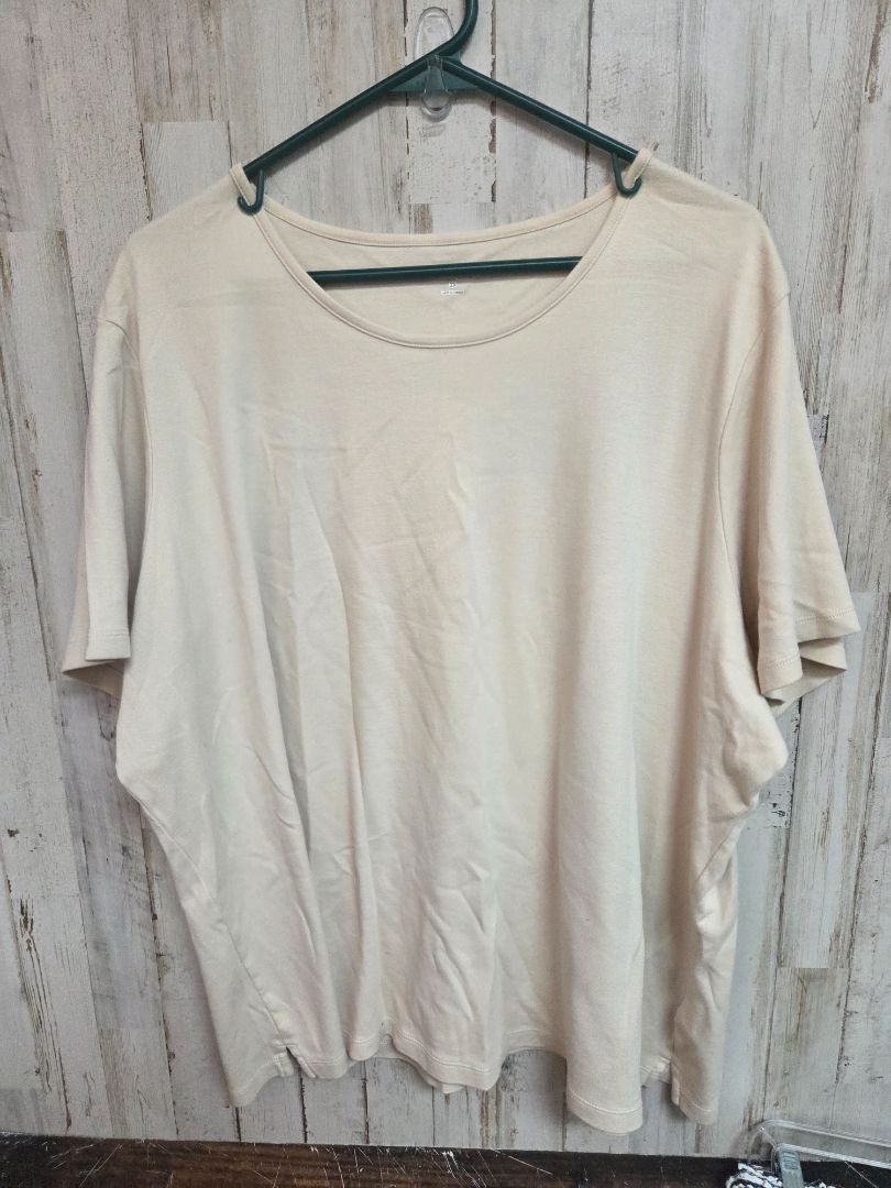 KHAKI KIM ROGERS BASIC TEE, LADIES 3X