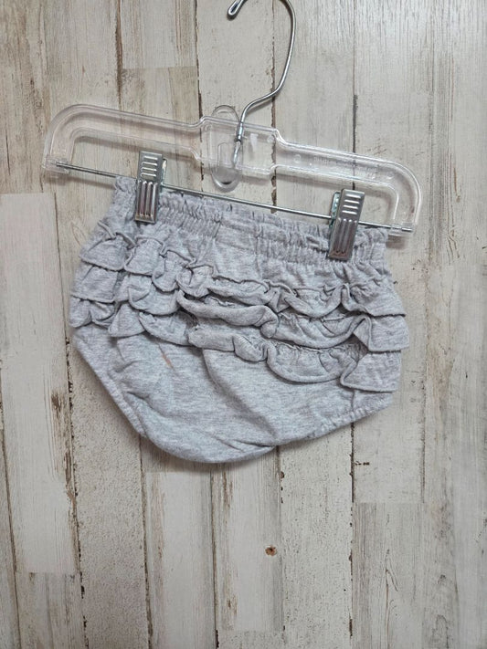 GREY CAT & JACK RUFFLE BLOOMERS, GIRL 6-9M