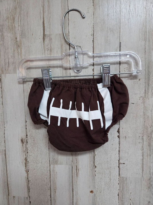 BROWN  FOOTBALL BLOOMERS, GIRL 12-18M