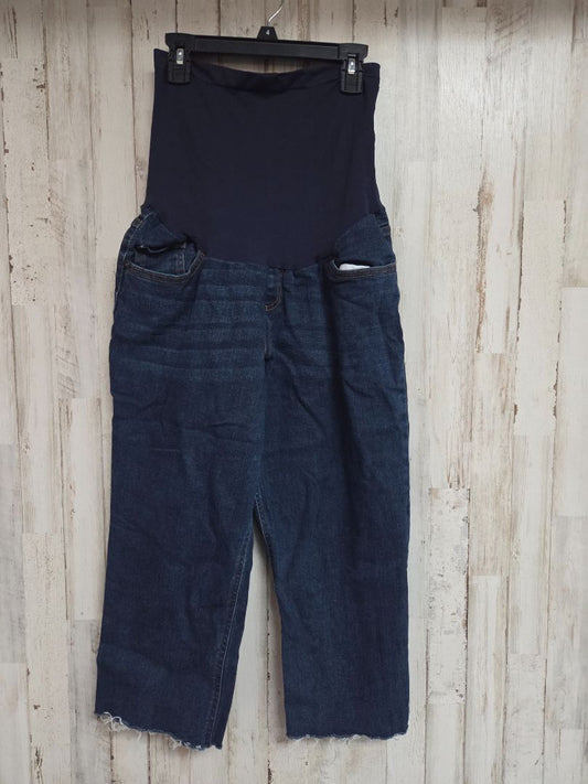 DENIM INDIGO BLUE MATERNITY JEANS, LADIES L