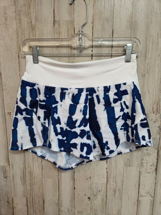 white/blue calia tie dye shorts, LADIES XS