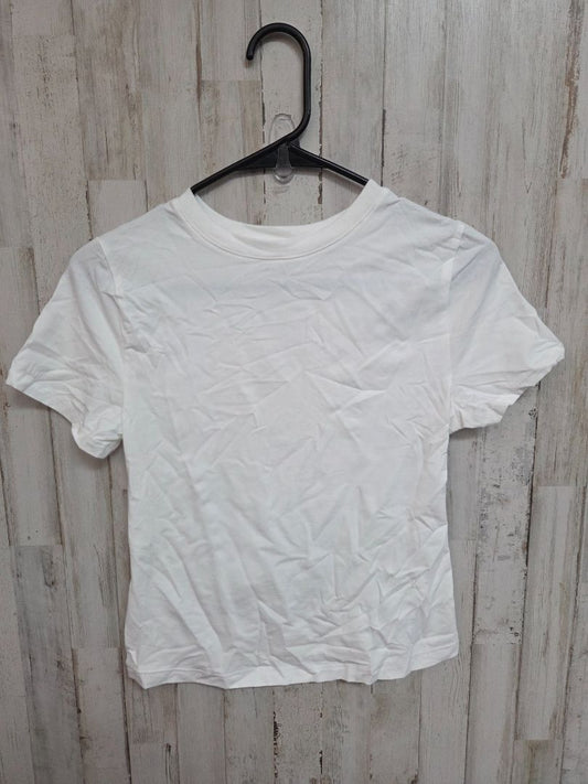 white scoop soft tee, LADIES M
