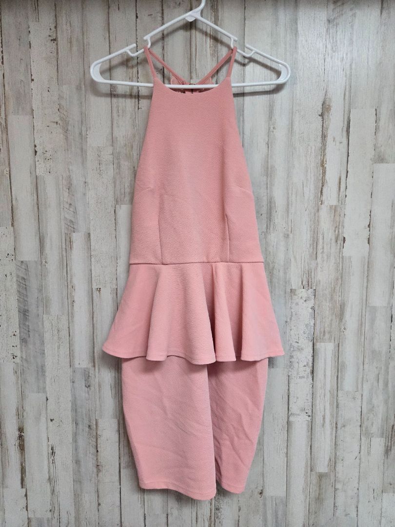 muave Charlotte Rouse textured ruffle dress, LADIES L