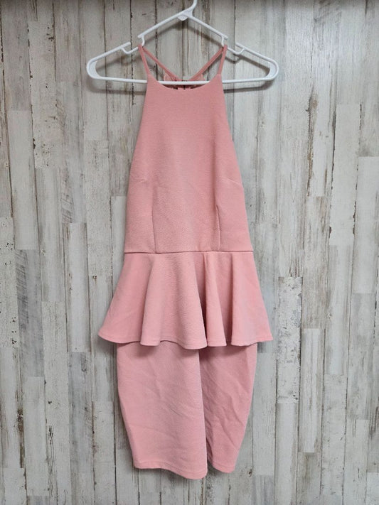 muave Charlotte Rouse textured ruffle dress, LADIES L