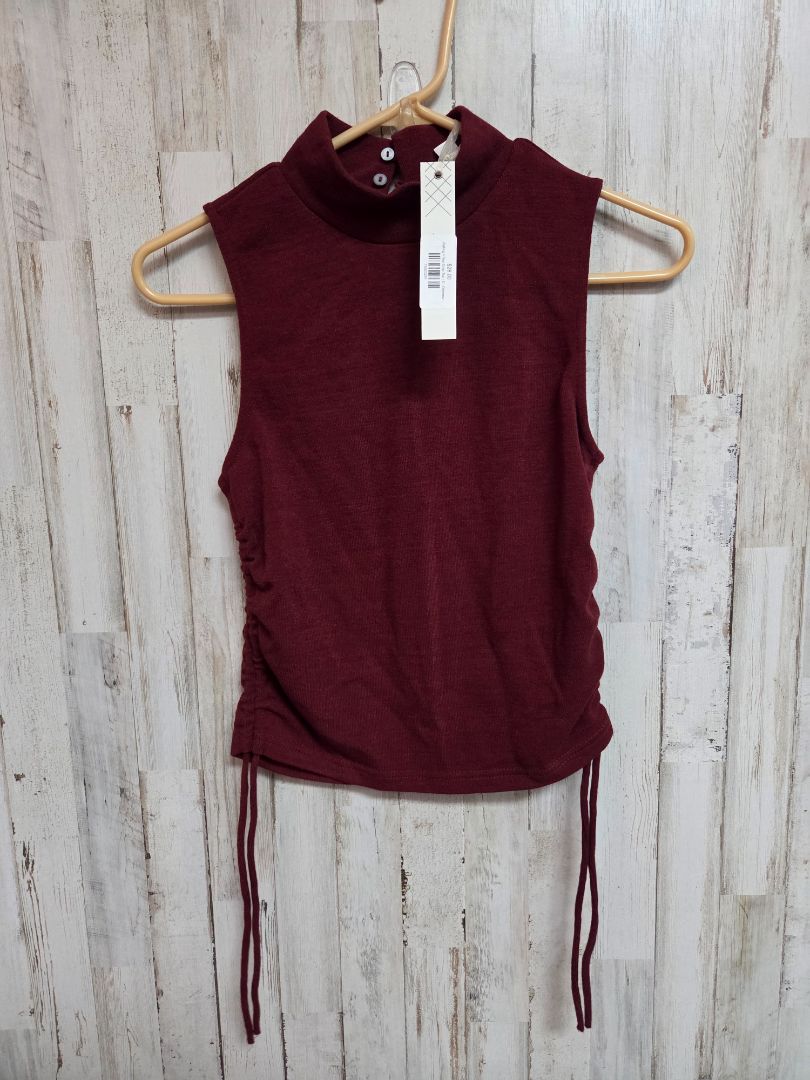 chestnut She + Sky new crop top, LADIES S