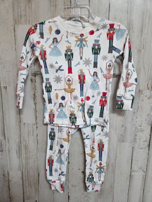 white little planet nutcracker pjs, girls 18m