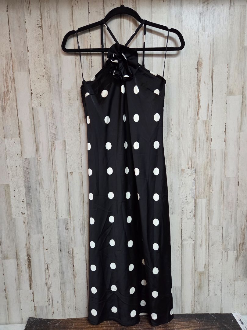 black/white gb girls polka dot dress, girl 16