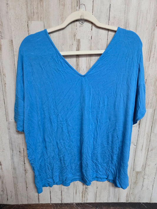 blue piko slinky top, LADIES M