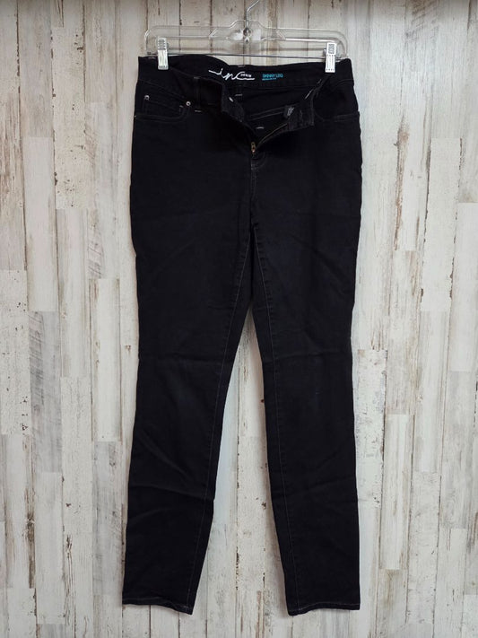 BLACK INTERNATIONAL CONCEPTS SZ 6 SKINNY LEG JEANS, LADIES M