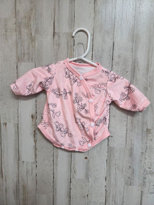 ROSE  FUZZY ONESIE, GIRL 0-3M