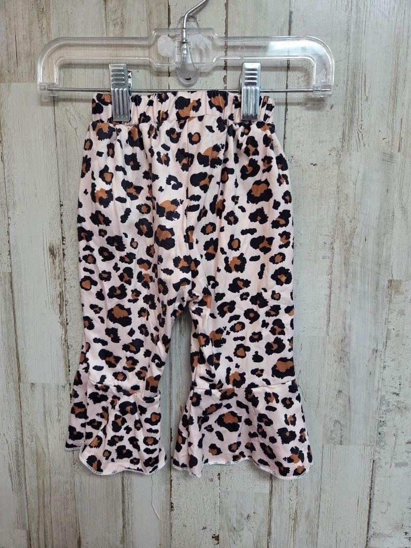 BEIGE BOUTIQUE CHEETAH FLARES, GIRL 3-6M