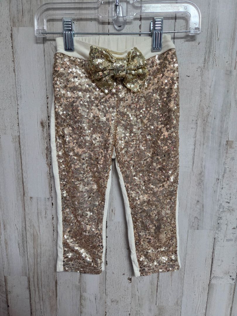 GOLD JAMIE POWELL SEQUIN PANTS, GIRL 12M