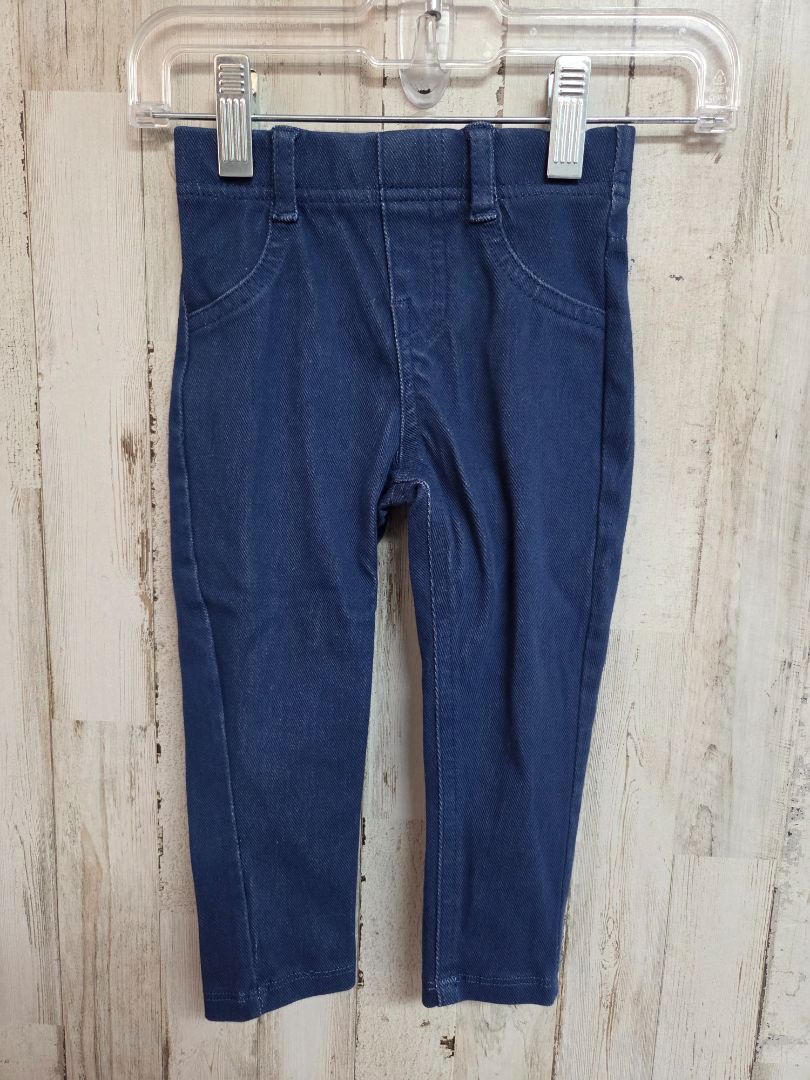 BLUE GARANIMALS JEGGINGS, GIRL 18M