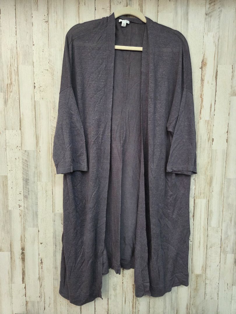 grey pure jill Long open cardigan, LADIES XL
