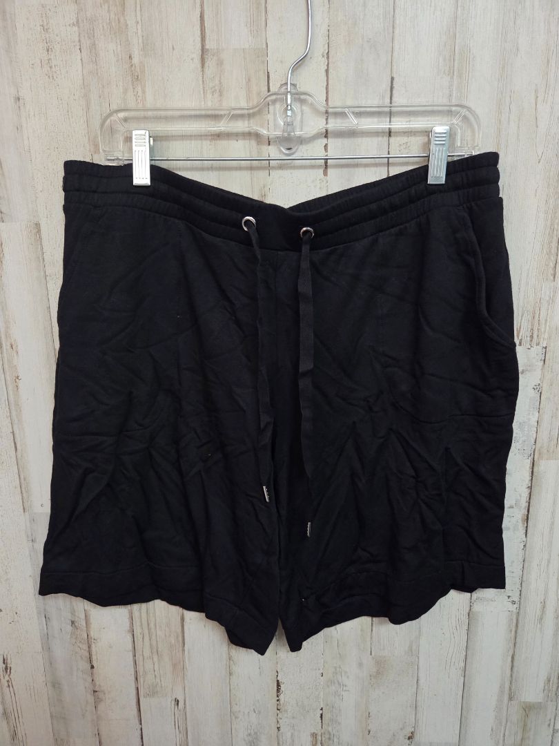 BLACK SOMA SOFT POCKET SHORTS, LADIES L