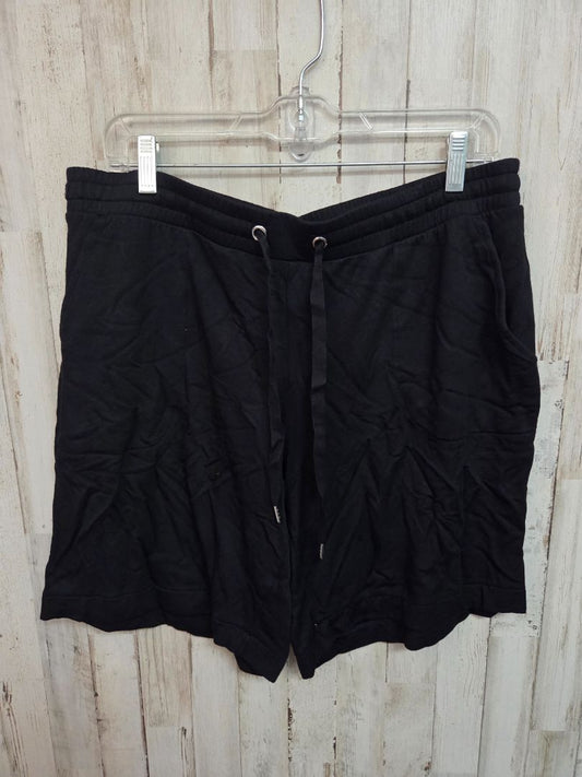 BLACK SOMA SOFT POCKET SHORTS, LADIES L