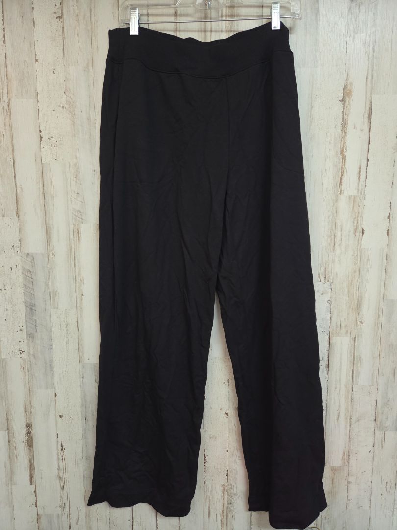 BLACK SOMA POCKET WIDE PANTS, LADIES L
