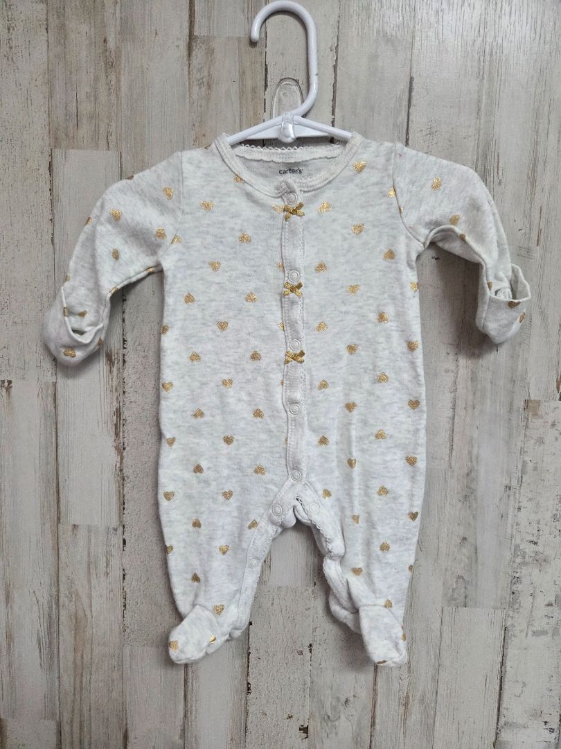 grey carters heart sleeper, girl nb