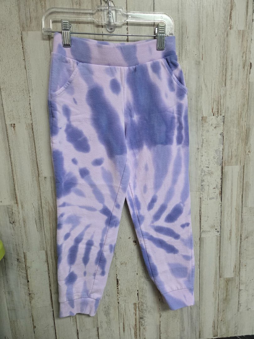 purple more than magic dyed sweatpants, girl 4/5