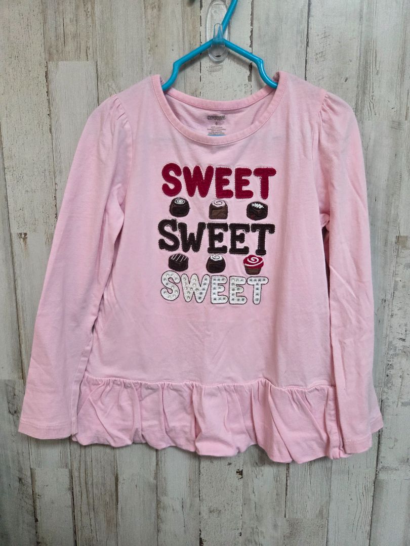 pink gymboree sweet tee, girl 6