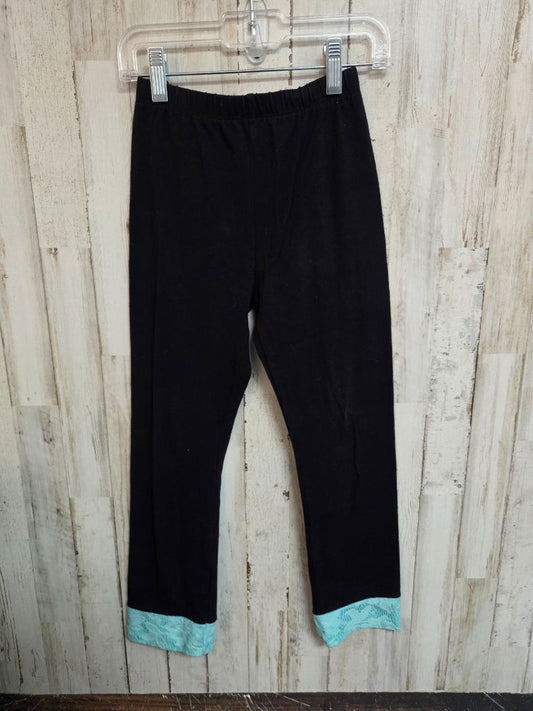 black rare edition Lace ankle pants, girl 6