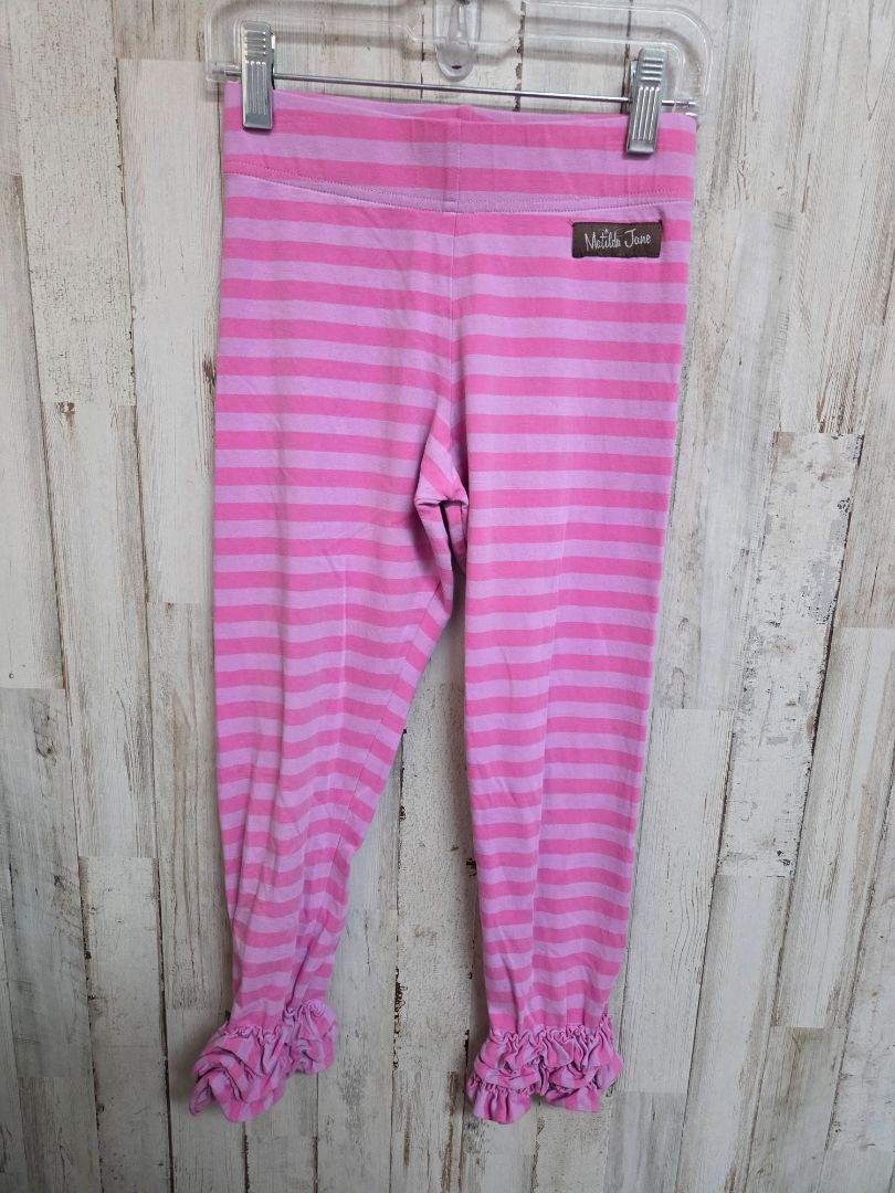 pink/purple matilda jane striped pants, girl 8