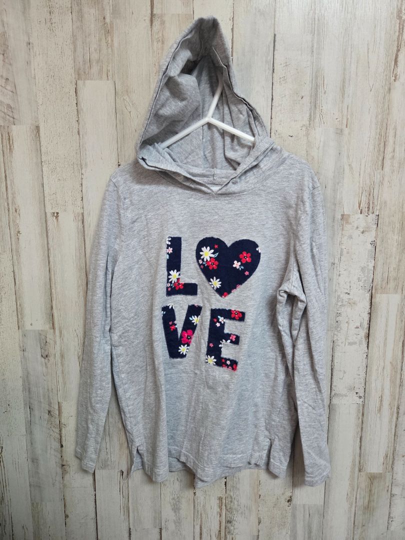 grey carters love hooded top, girl 10/12