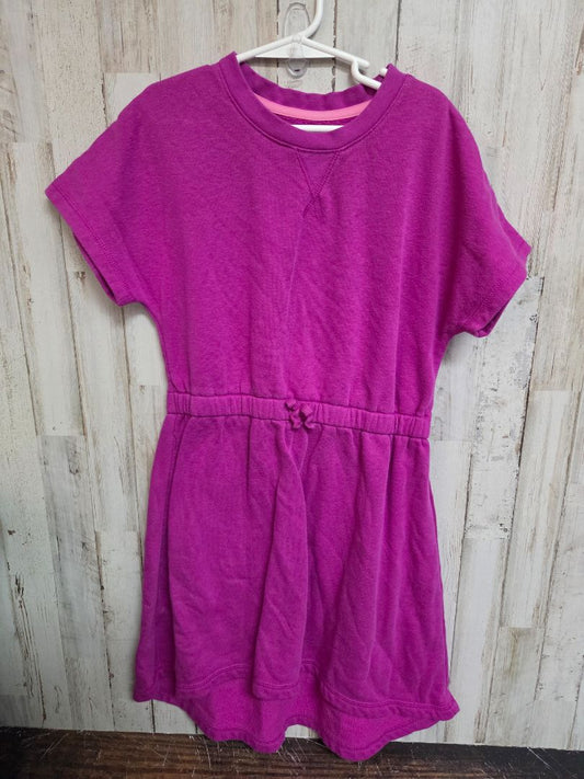 purple XERSION sweatshirt dress, girl 10/12
