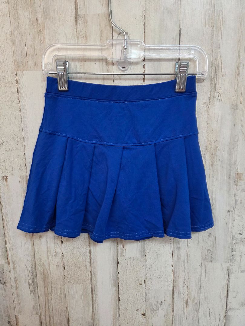 ROYAL BLUE AZHARIA DRY FIT TIER SKORT, GIRL 8